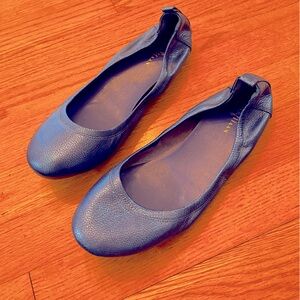 EUC Cole Haan Jenni Metallic Leather Ballet Flats